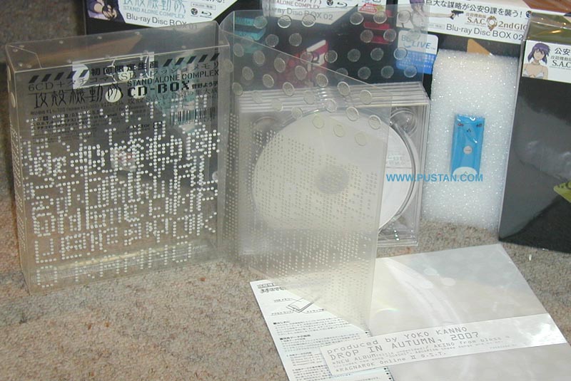 攻殻機動隊 STAND ALONE COMPLEX CD-BOX limited Box Set GITS SAC Anime CD