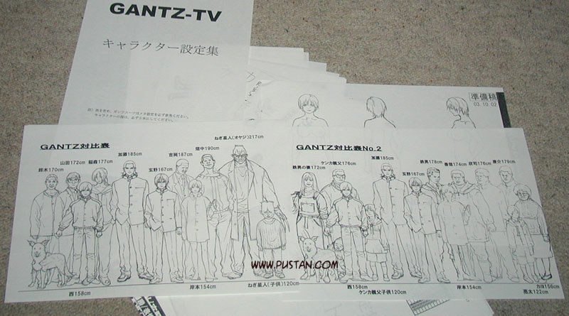 GANTZ TV ガンツ キアラクター Character Setting Anime Setting