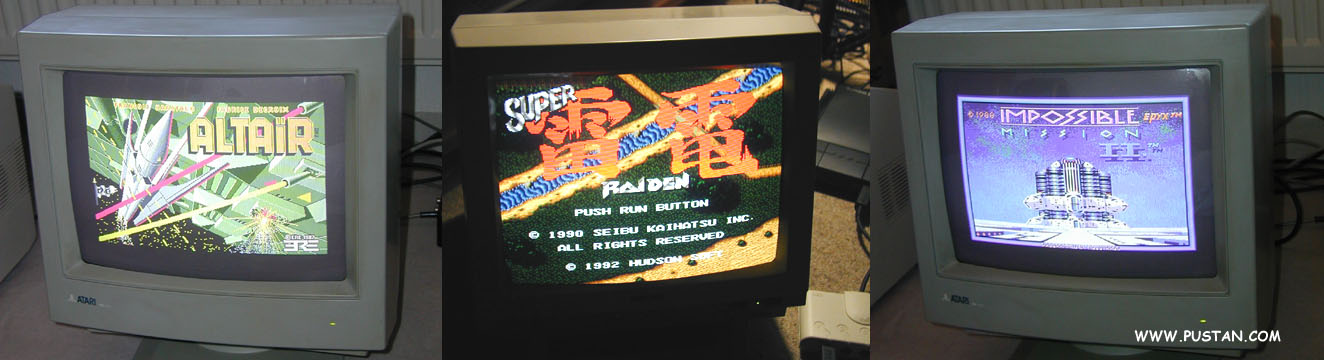 Screenshots Altair (ST), Super Raiden (NEC), Impossible Mission II (ST) Screenshots