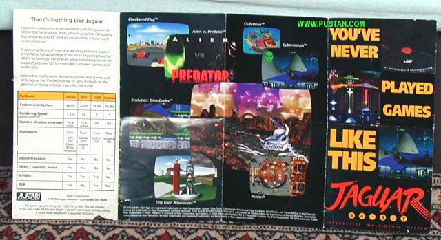 Atari Jaguar pamphlet Atari