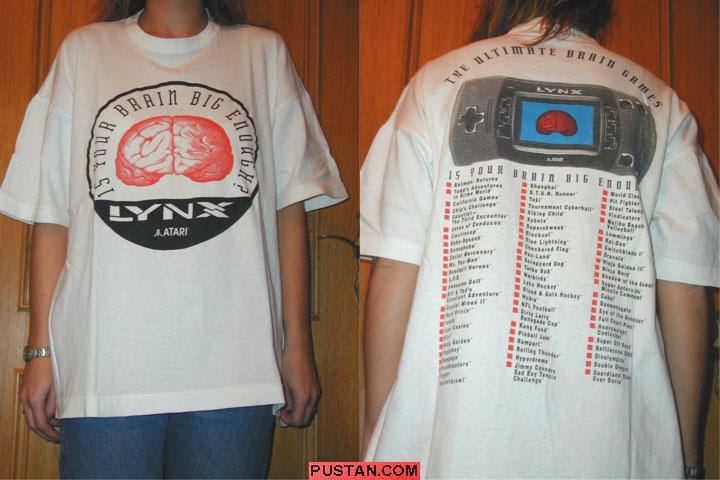 Atari Lynx promotional t-shirt Atari