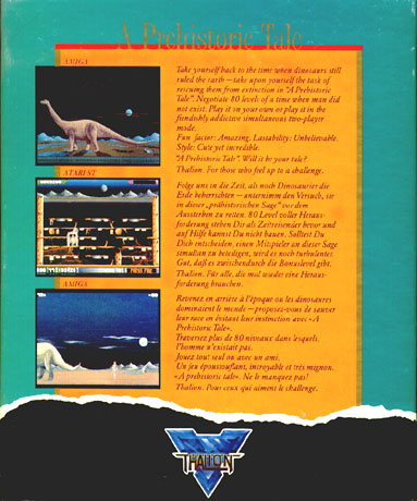 Atari ST Game back