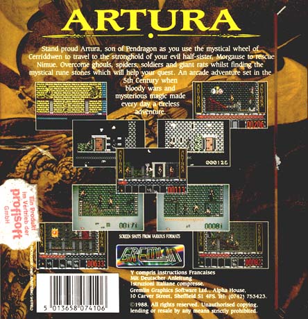 Atari ST Game back