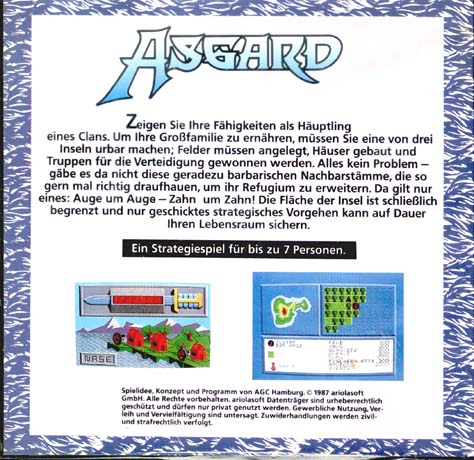 Atari ST Game back