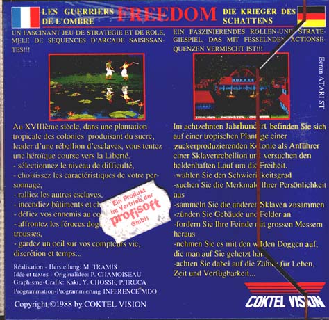 Atari ST Game back