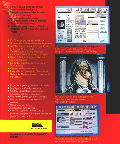 Atari ST Game back