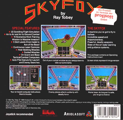 Atari ST Game back