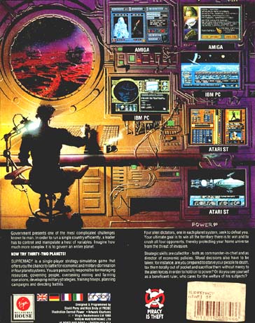 Atari ST Game back