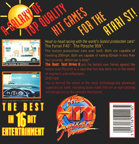 Atari ST Game back
