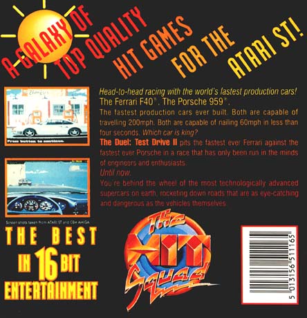 Atari ST Game back