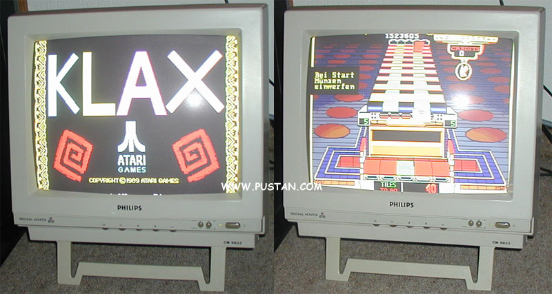 Klax Arcade screen shots Atari Arcade screen shots