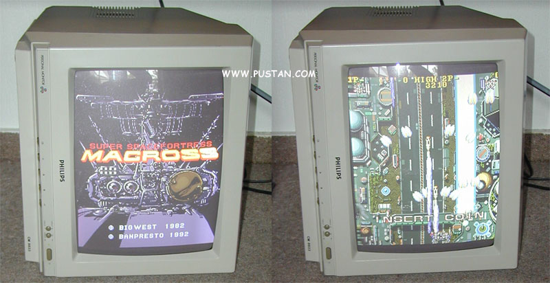Macross screen shots Arcade screen shots