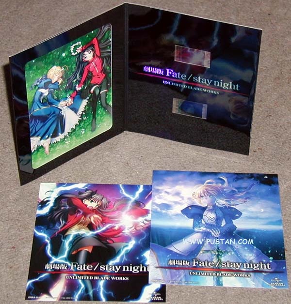 FATE UBW BD goodies Anime Blu-ray