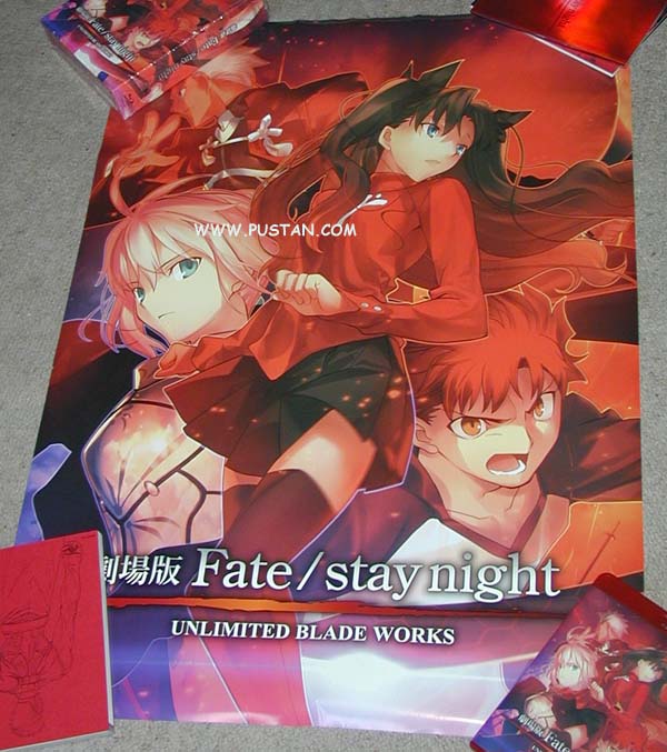 FATE UBW BD goodies Anime Blu-ray
