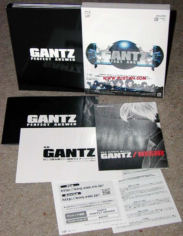GANTZ Blu-ray goodies GANTZ goodies