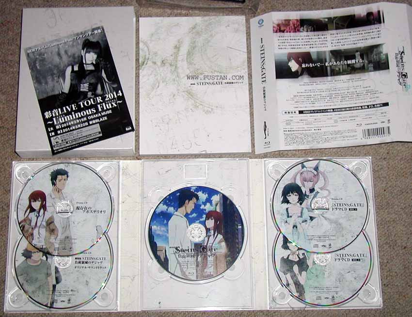 Steins;Gate Blu-ray goodies Steins;Gate BD goodies
