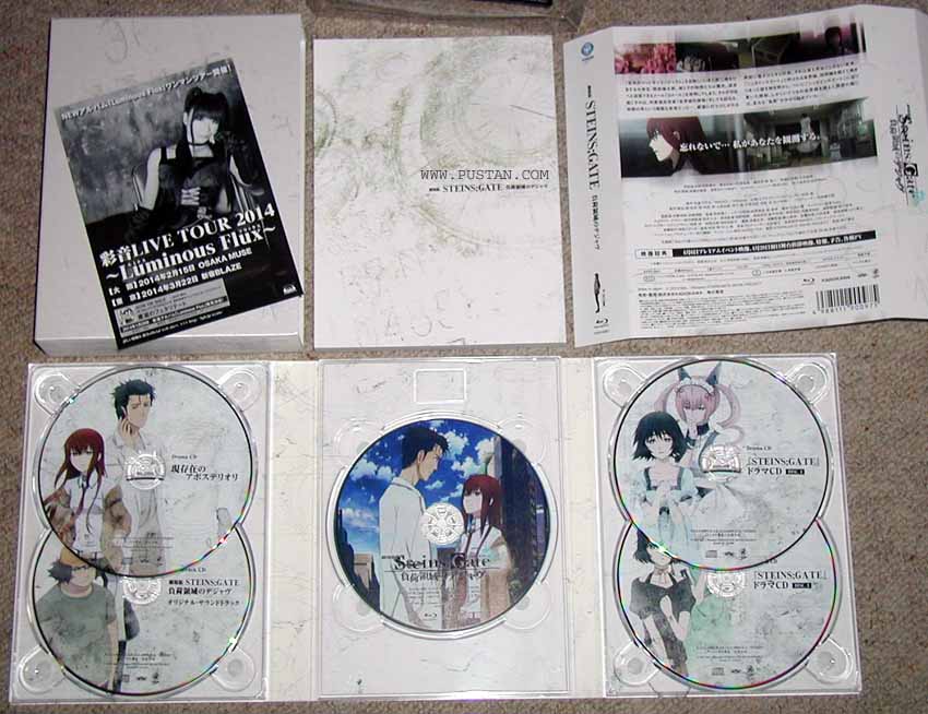 Steins;Gate BD goodies