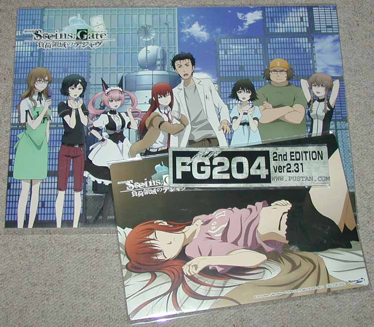 Steins;Gate Blu-ray goodies Steins;Gate BD goodies