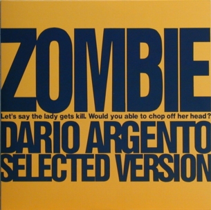 Zombie LaserDisc goodies Horror Laserdisc