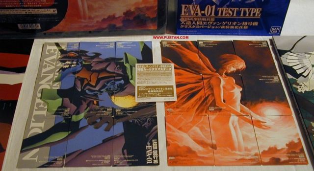 Evangelion Laserdisc Box goodies Evangelion Laserdisc Box