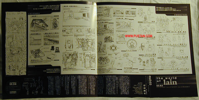 Serial Experiments Lain LaserDisc goodies Anime Booklet