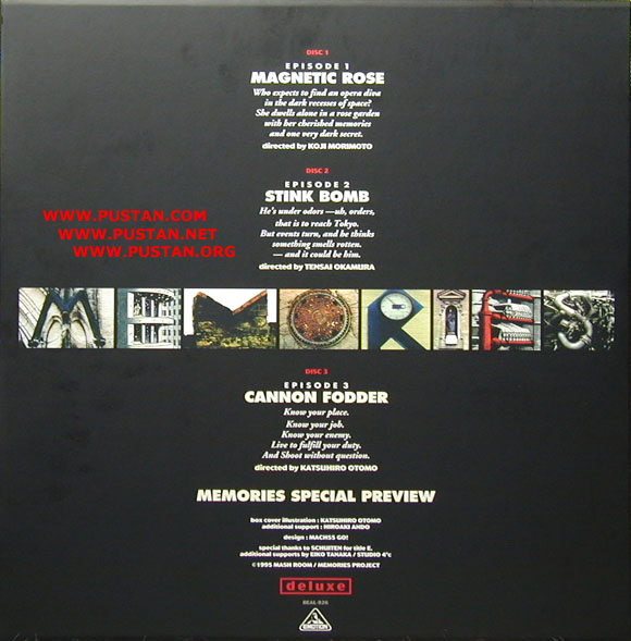 Memories LaserDisc goodies Anime Booklet