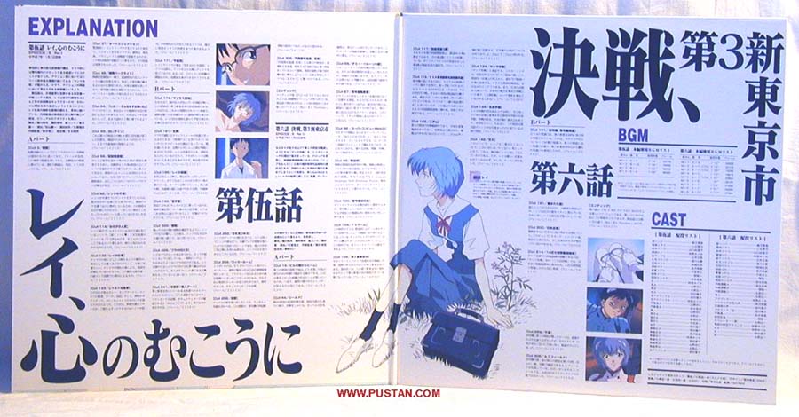 Neon Genesis Evangelion LD CAV 新世紀エヴァンゲリオン Anime LaserDisc