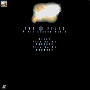 X-Files LD Laserdisc front