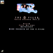 X-Files LD Laserdisc front