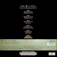 The X files, x file, akte x, laserdisc, box, season, ld backside