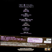 The X files, x file, akte x, laserdisc, box, season, ld backside