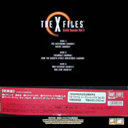 The X files, x file, akte x, laserdisc, box, season, ld backside