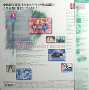 YUA Taiho Shichauzo Laserdisc back