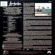 Apocalypse Now Laserdisc back