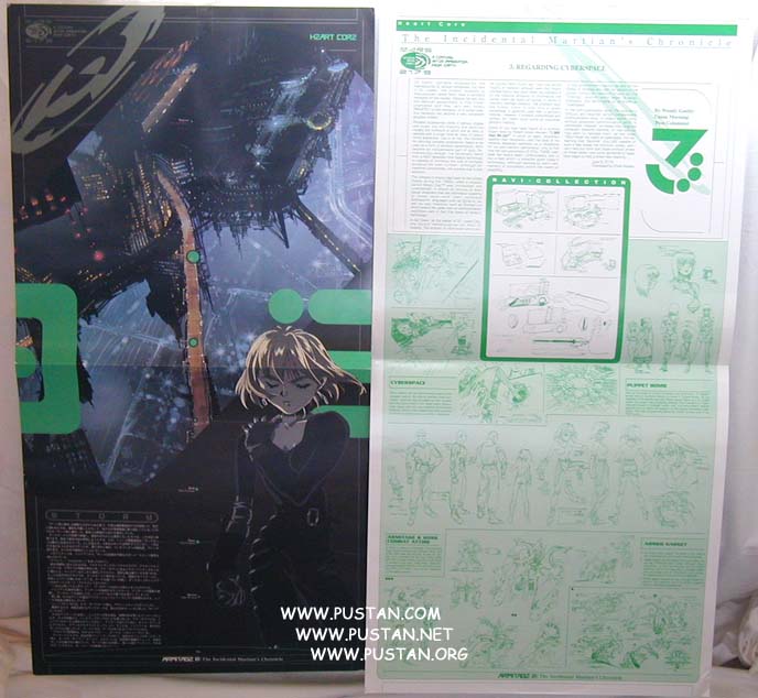 アミテージ・ザ・サード Armitage III LD goodies Armitage Laserdisc insert sheets