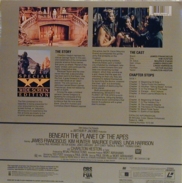 Beneath the Planet of the Apes Laserdisc back