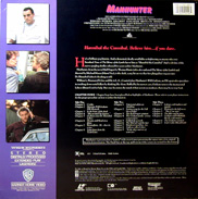 Manhunter Laserdisc back