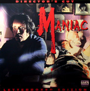 Maniac Laserdisc front