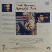 Nobodys Fool Laserdisc back