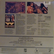 Planet of the Apes Laserdisc back