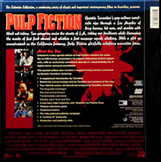 Pulp Fiction Laserdisc Box back