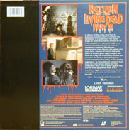 Return of the Living Dead Two Laserdisc back