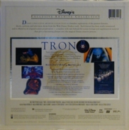 Tron Laserdisc Box back