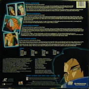 Anime Laserdisc Box back