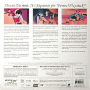 Anime Laserdisc back