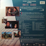 White Sands Laserdisc back