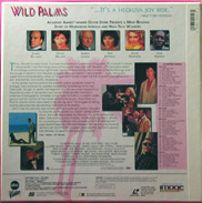 Wild Palms Laserdisc Box back
