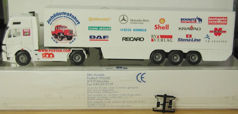 IAA 100 Jahre LKW 1896 1996 Jubiläumsfahrt für historische 28.09.96 02.10.96 Continental trans aktuell DAF Mercdes-Benz Nutzfahrzeuge VDO KIENZLE RECARO Shell RV VERLAG Schmitz Cargobull KRAVAG Stena Line lastauto omnibus WÜRTH ® VR - LEASING IAA