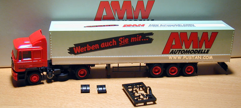 AMW Werbetruck AMW Werbemodell