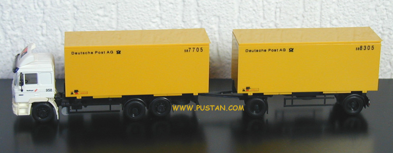 NTO Nedlloyd Transport Organsiation 958 25.422 / MV-BOX GRAAFF Fahrzeugwerk Lübtheen / Deutsche Post AG 58 7705 8305 NTO